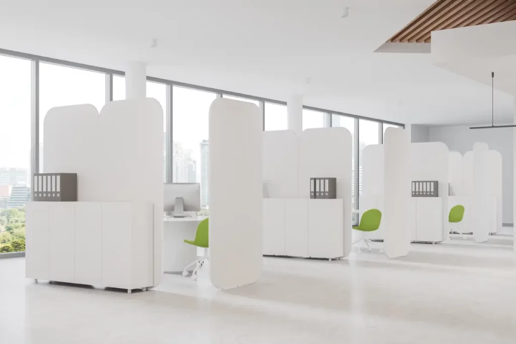 Raumteiler im Büro - Trennwände für besseres Arbeitsklima