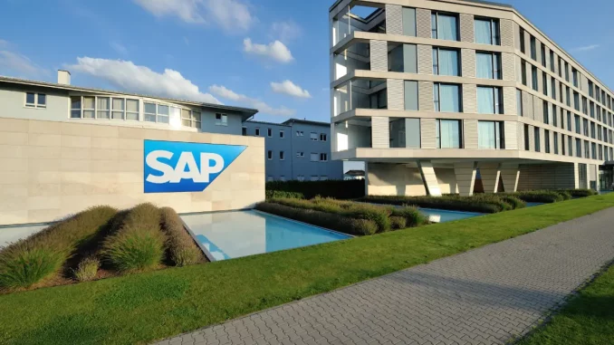Bild vom SAP Gebäude in Walldorf.